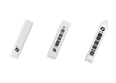 etiquette antivol autocollante blanche faux code barre insert sensormatic pharmacie am protym