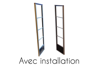 portique antivol magasin rf protym installation