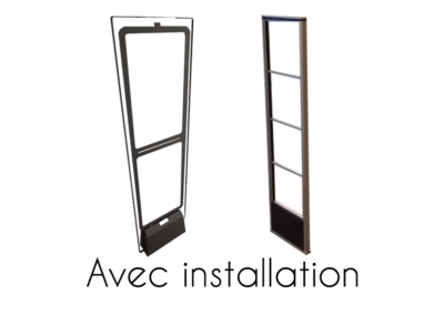 portique antivol opticien rf ou am protym installation