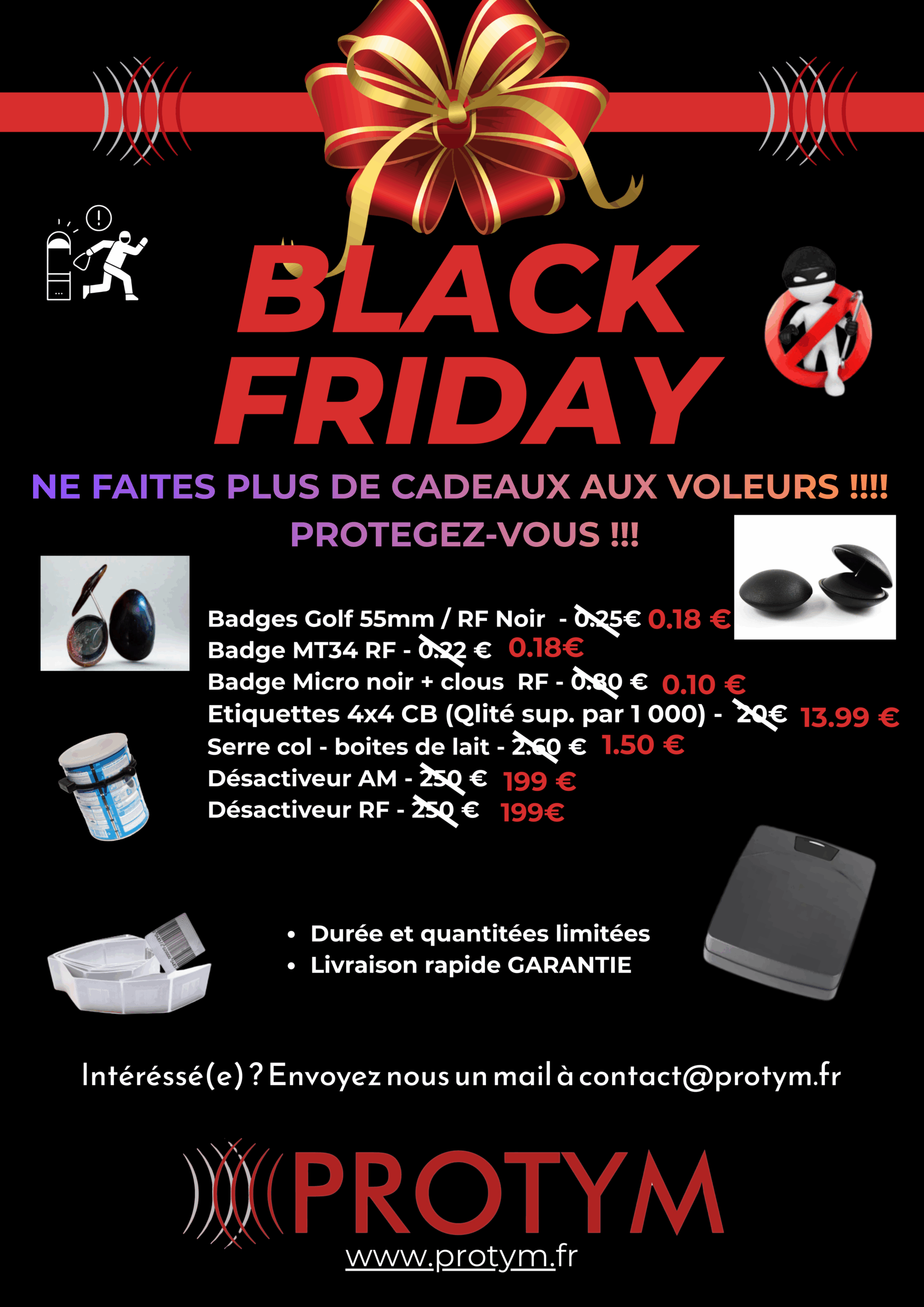protym Black Friday Antivol EAS
